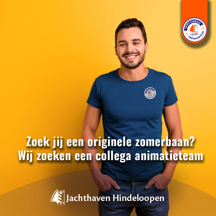 Vacature animatie medewerker Jachthaven Hindeloopen